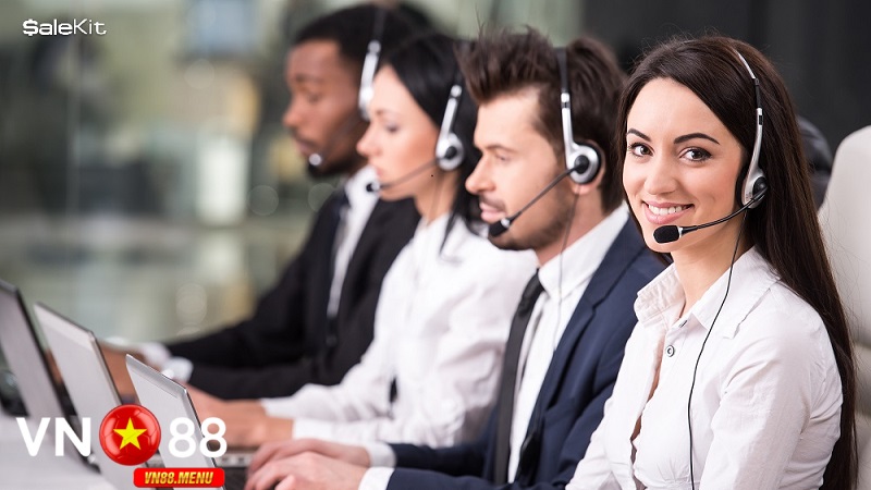 Đội ngũ vn88 hỗ trợ khách hàng nhiệt tình