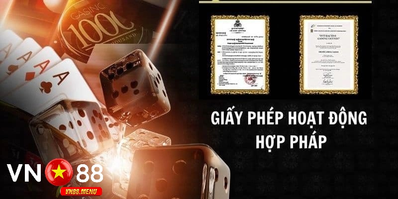So sánh giấy phép của VN88 với các nhà cái khác